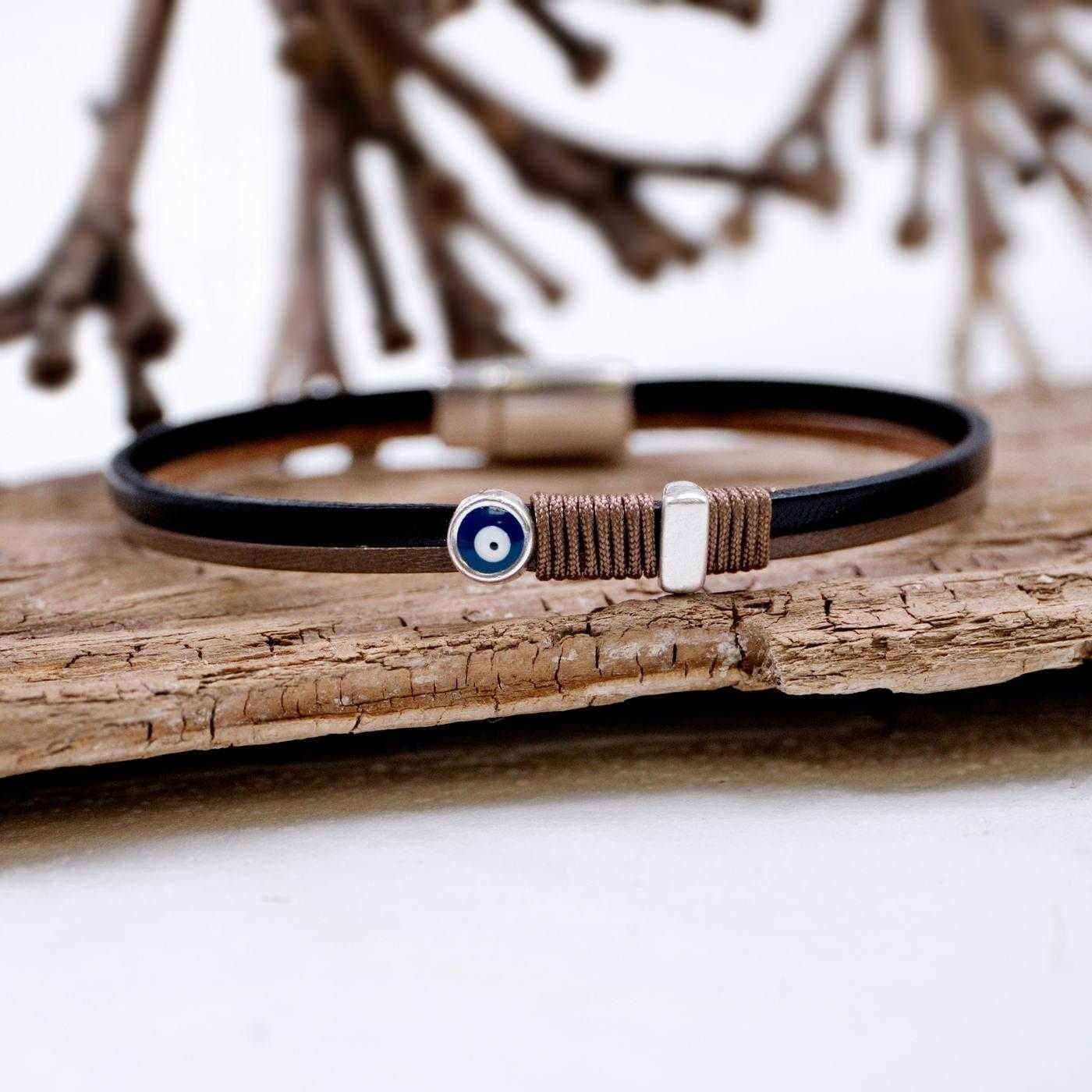 Mati Men's Leather Bracelet — Bracelets from Toolittle