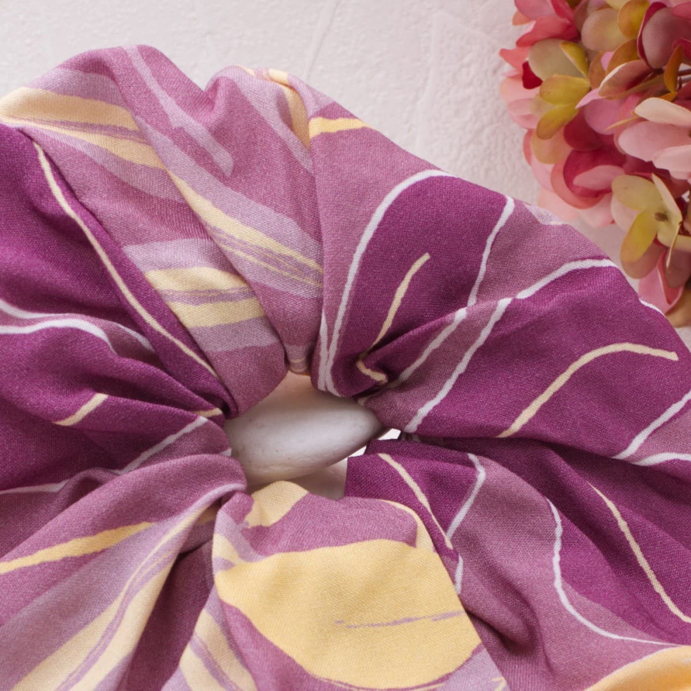 Peach Fuzz Oversized scrunchie by KOKKOSAMMOU — Scarves & wraps from Toolittle