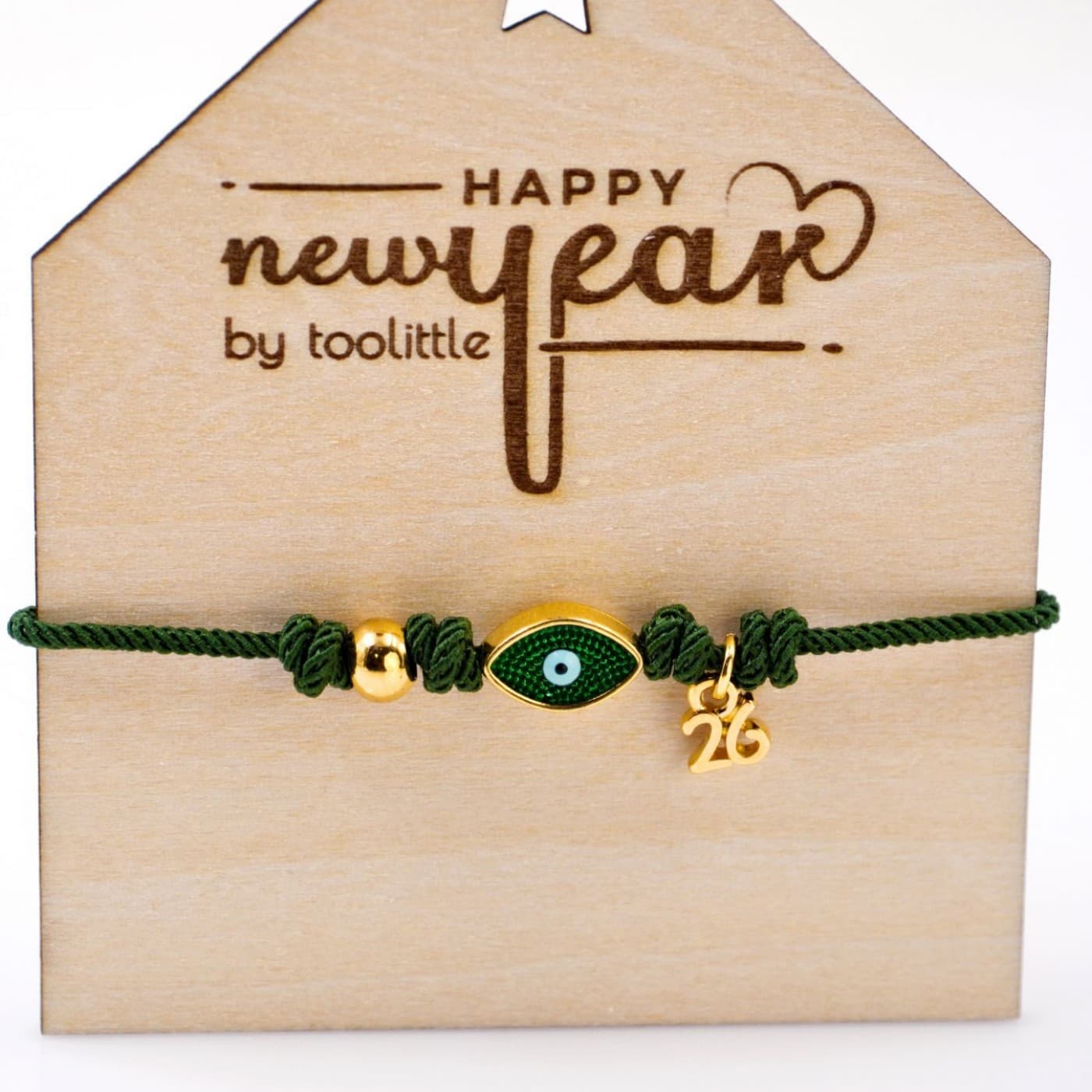 Macrame Lucky 2026 Bracelet - Evil Eye — Pendants & charms from Toolittle