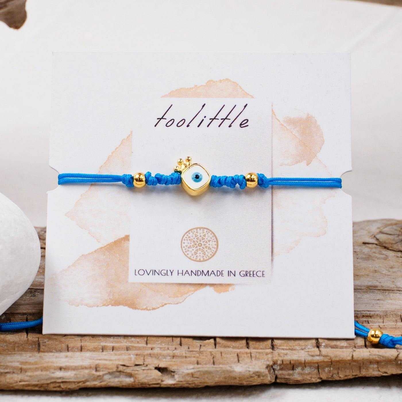 Enamel Crown macrame bracelet — Bracelets from Toolittle