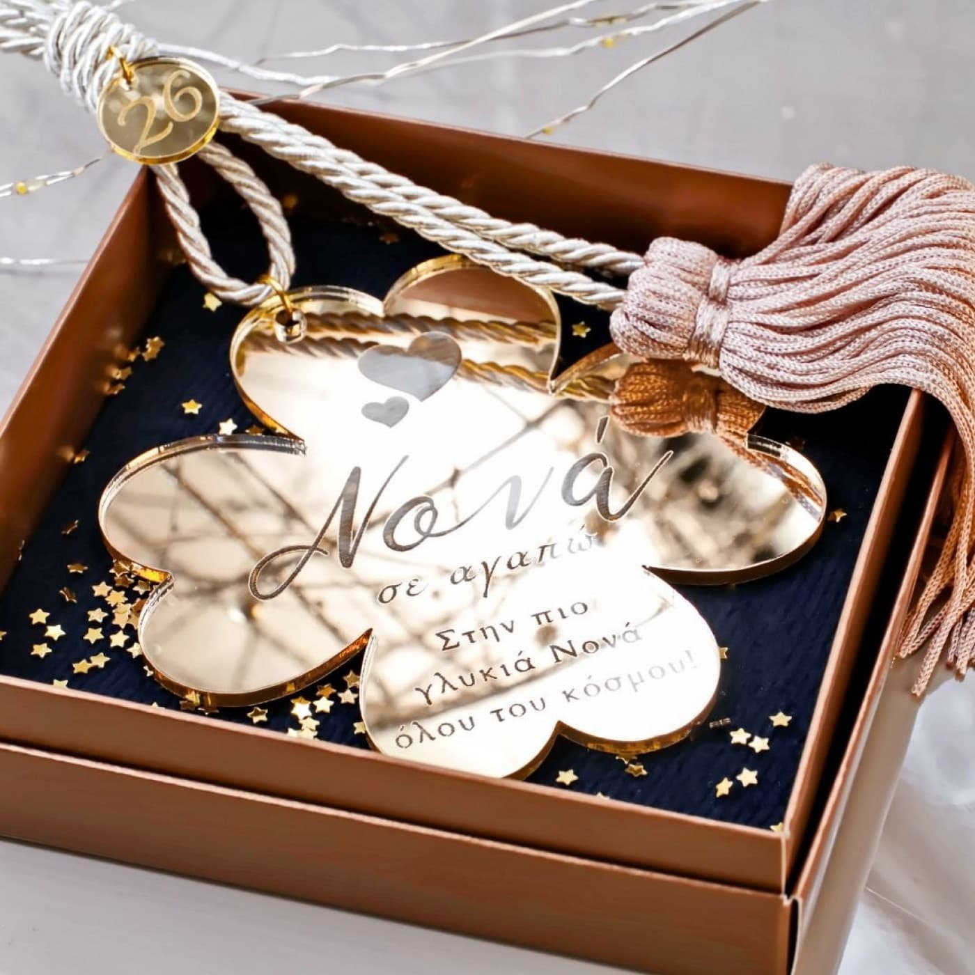 2026 Golden Four-Leaf Clover Lucky Charm - Godmother — Pendants & charms from Toolittle