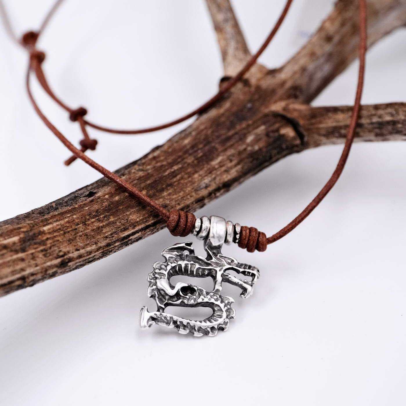 Men's necklace Silver Dragon — Necklaces from Toolittle