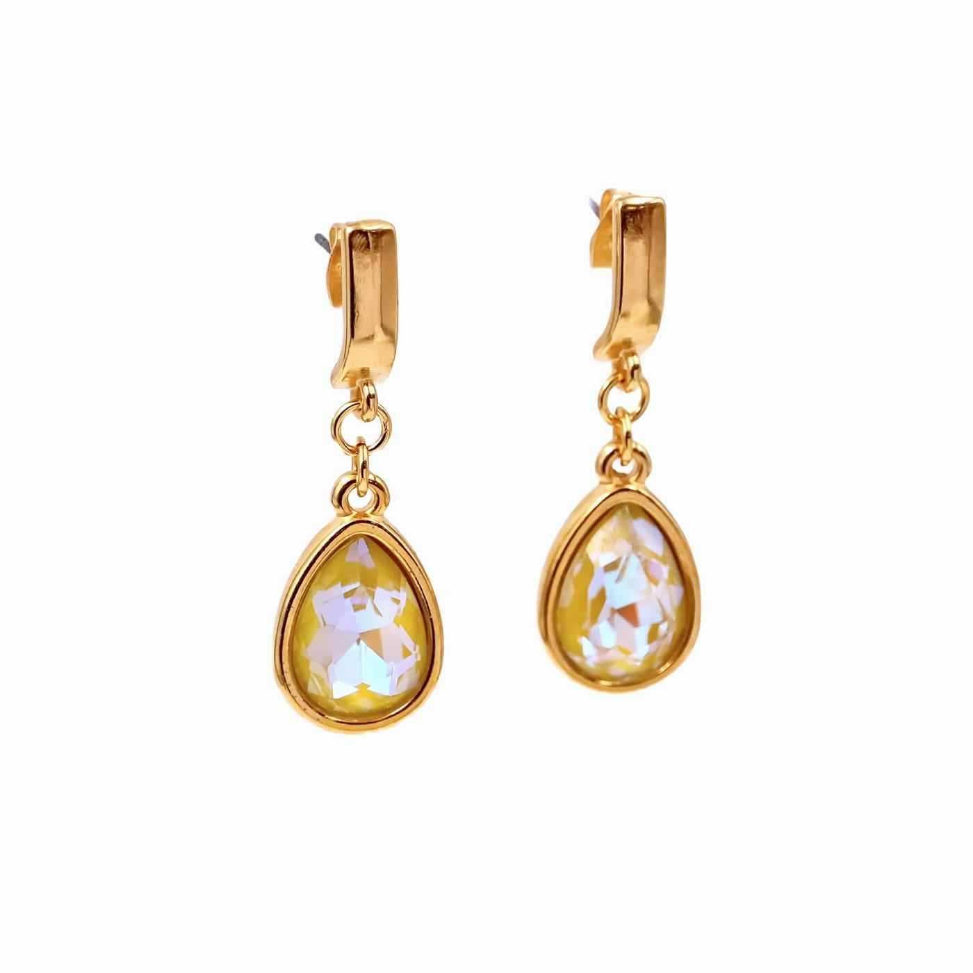 Mid-sized earrings with crystals — Earrings from Toolittle