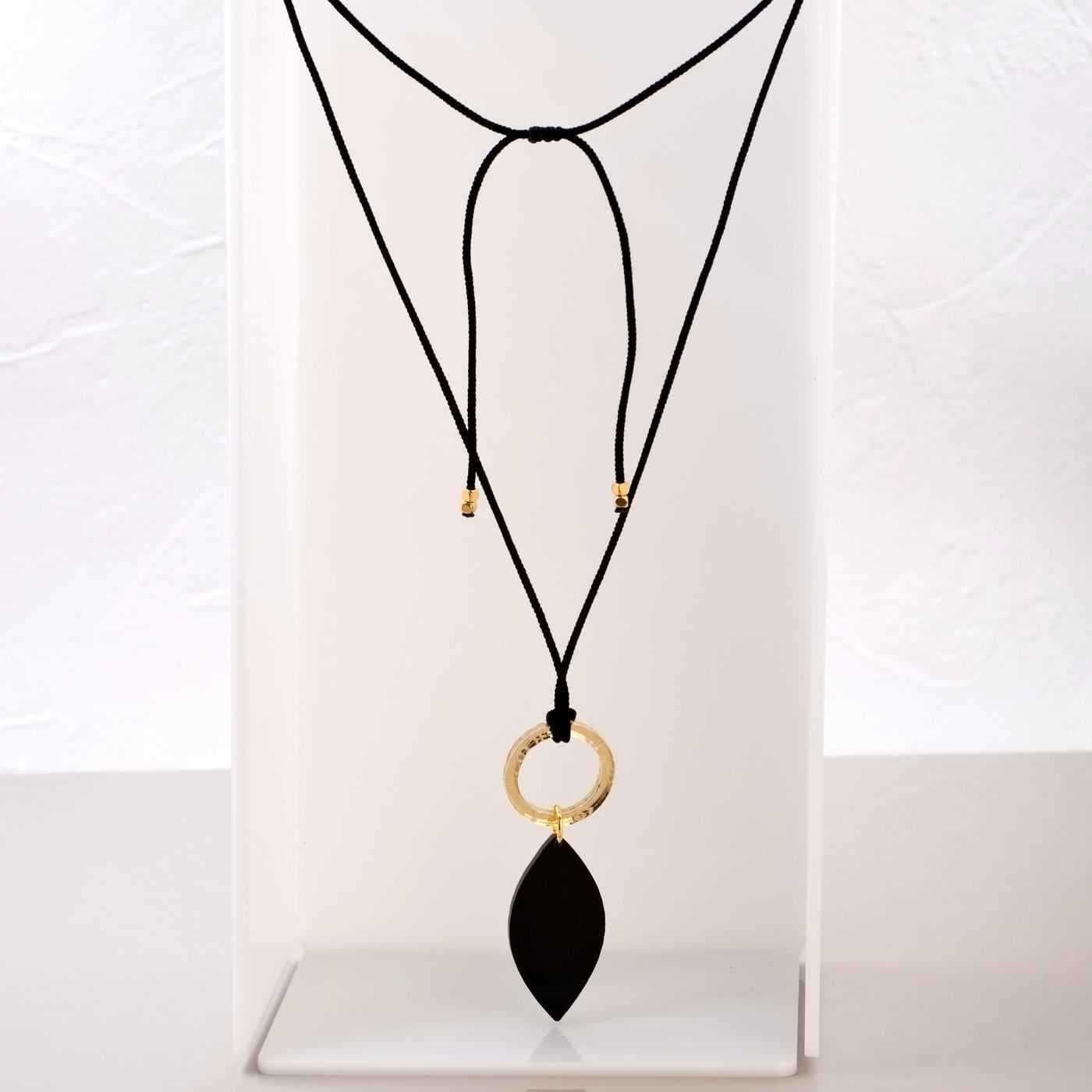 Plexiglass Leaf Long Necklace — Necklaces from Toolittle