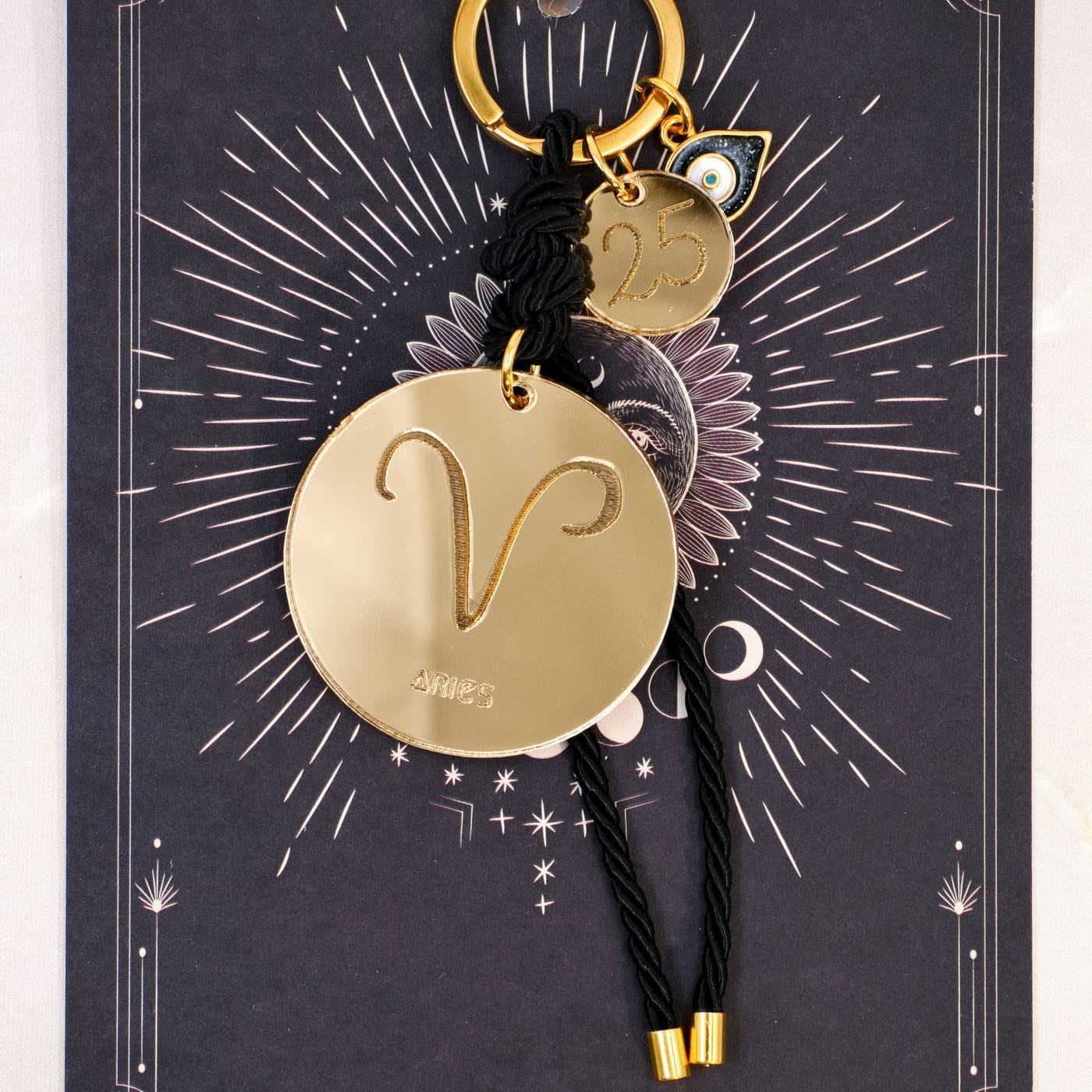 Aries Sign Lucky Keychain — Pendants & charms from Toolittle