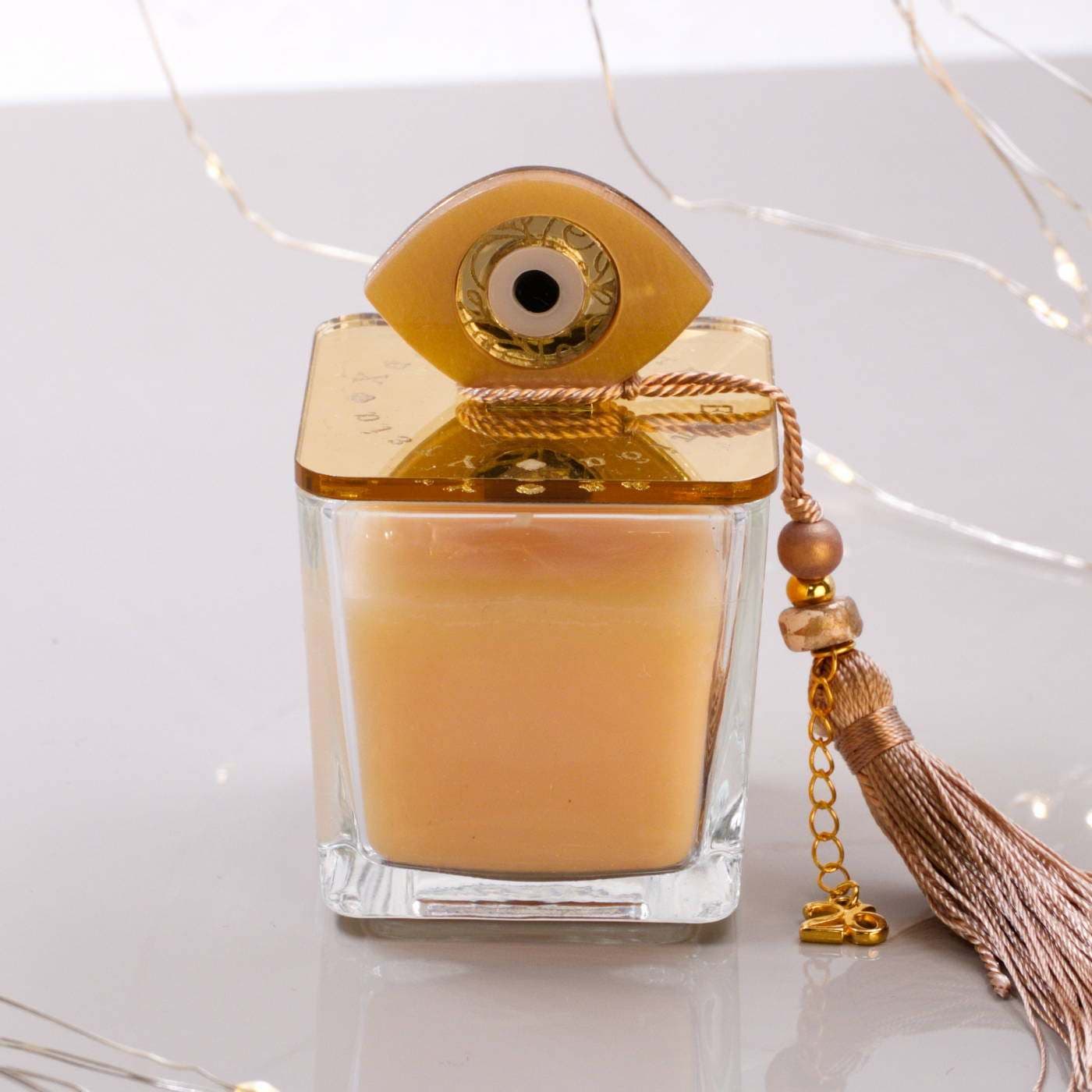 Square Scented 2026 Lucky Candle with Evil Eye — Pendants & charms from Toolittle