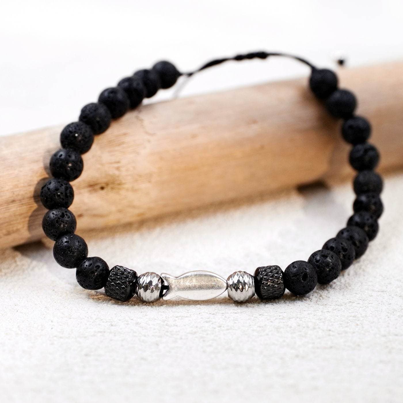 Men's Bracelet with Metal Fish — Bracelets from Toolittle