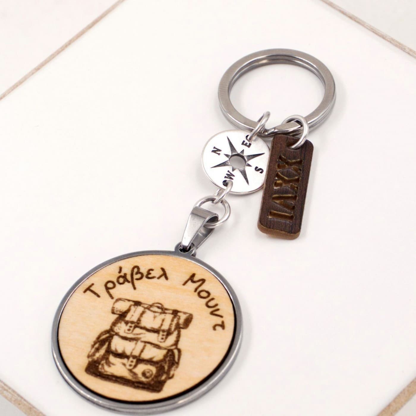 Men’s Lucky Keychain 2026 – “Travel Mood” — Pendants & charms from Toolittle