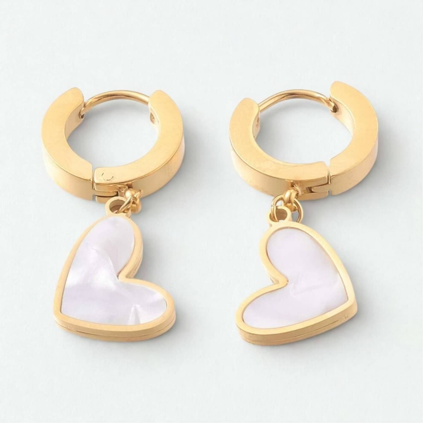 Inox Heart Earrings — Earrings from Toolittle