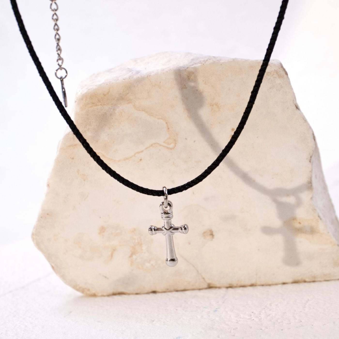 Stainless Steel Cross Men's Necklace — Necklaces from Toolittle
