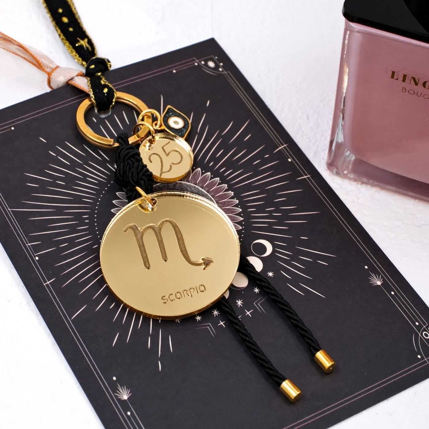 Scorpio Sign Lucky Keychain — Pendants & charms from Toolittle