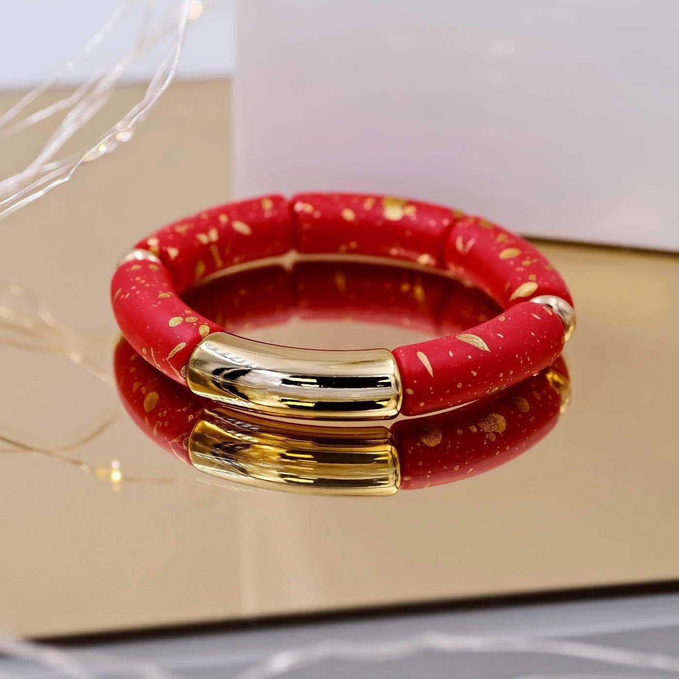 Elastic bracelet Resin beauty — Bracelets from Toolittle