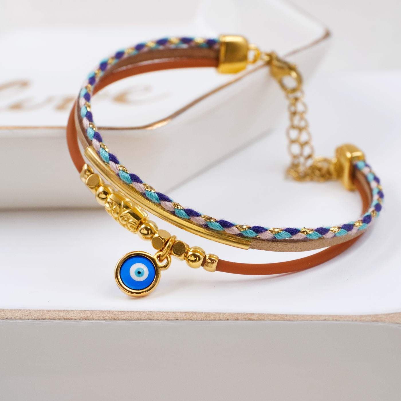 Leather & Cord Women's Bracelet — Bracelets from Toolittle