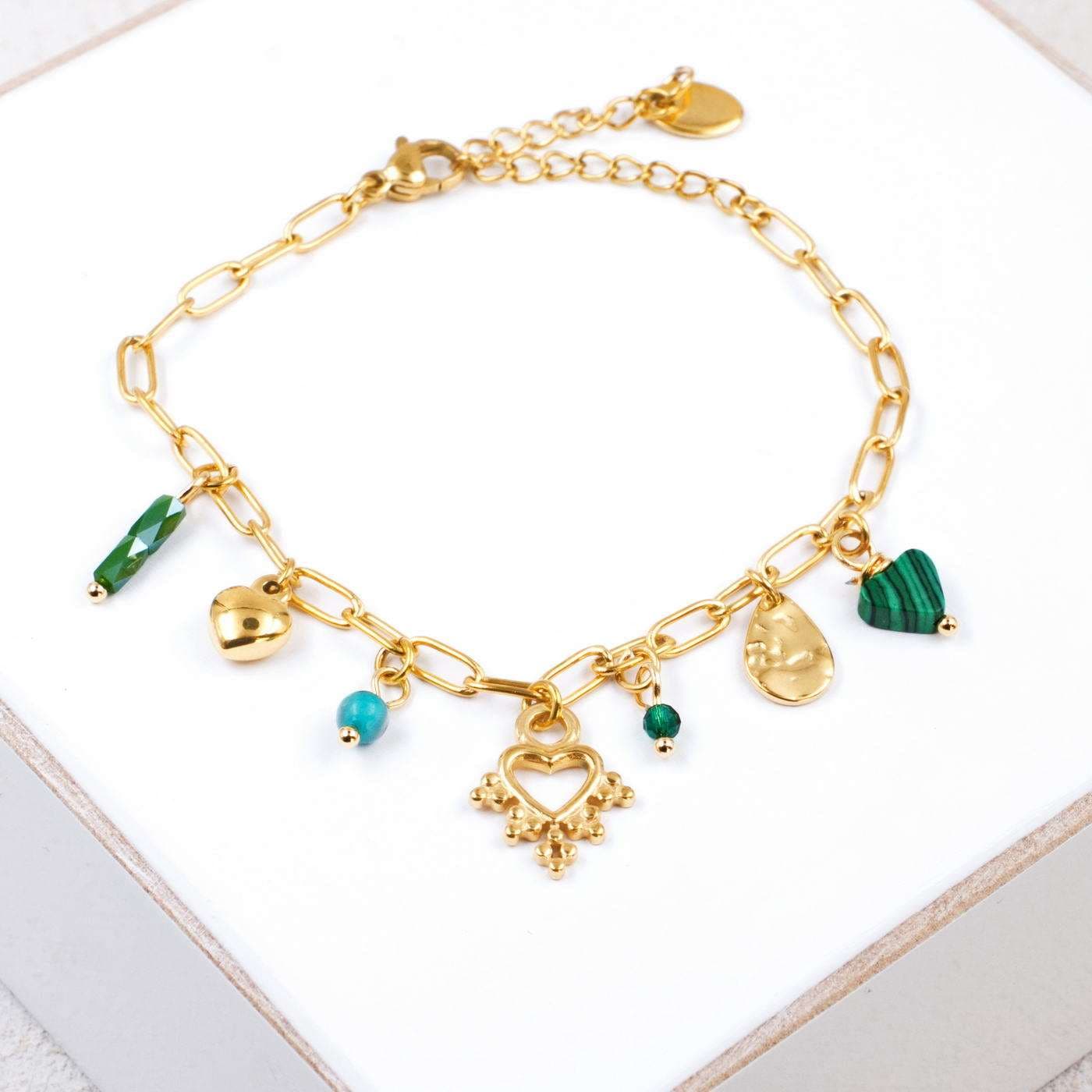 Heart Chain Bracelet — Bracelets from Toolittle