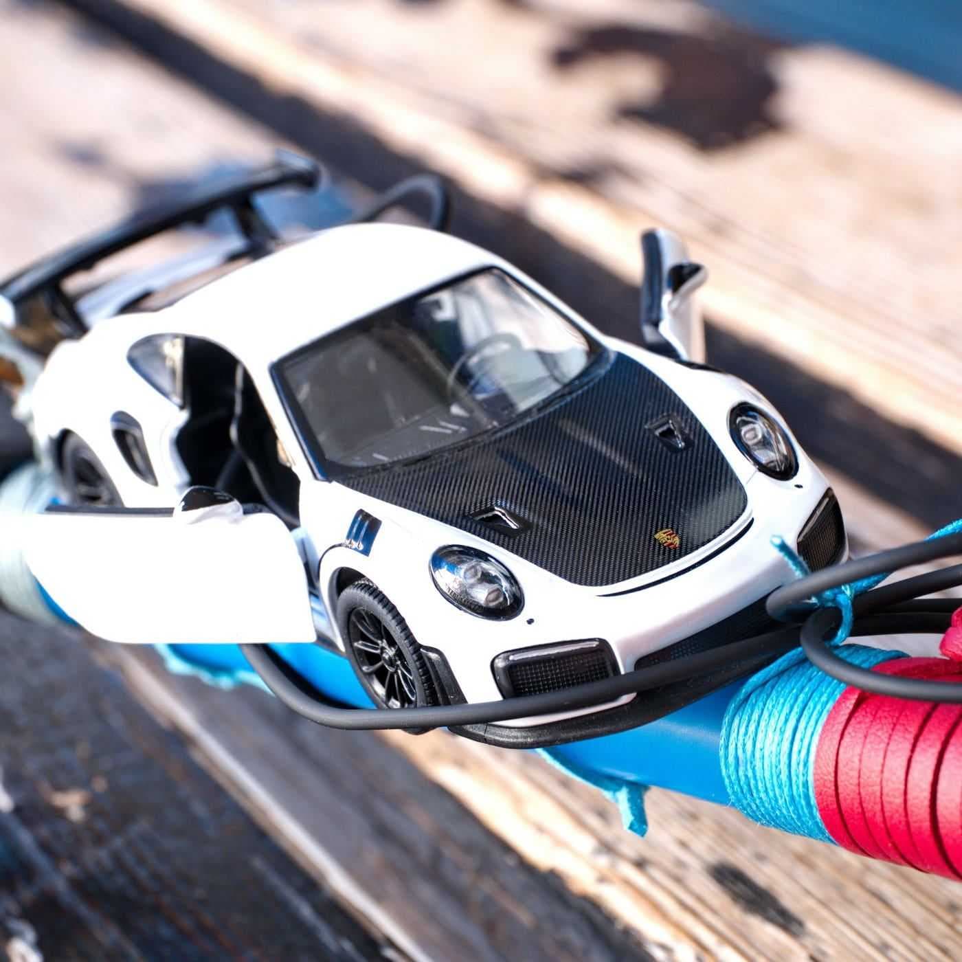 White Porsche Carrera Easter Candle — Candles & home fragrance from Toolittle