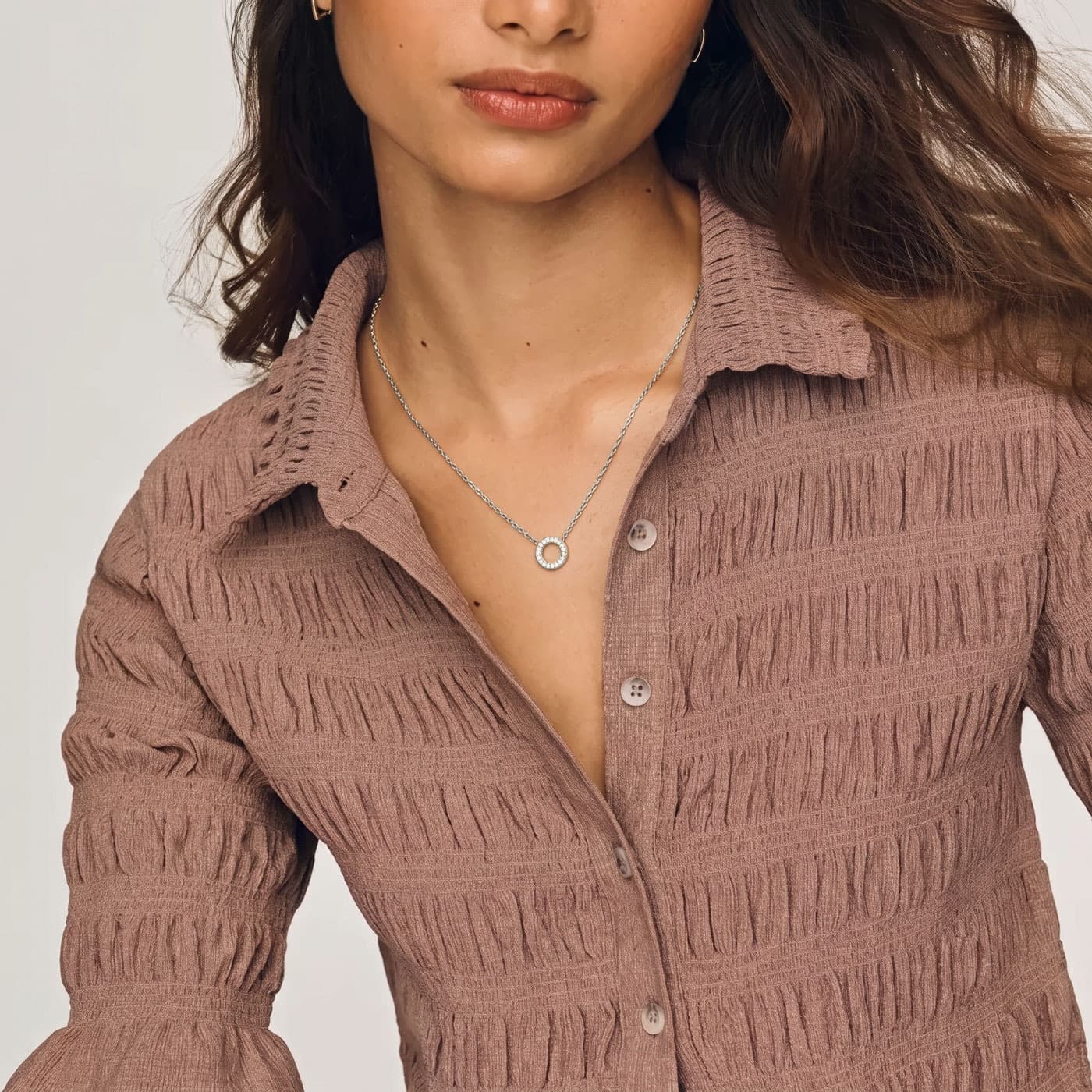 Stainless Steel Necklace | Zirconian Circle — Necklaces from Toolittle