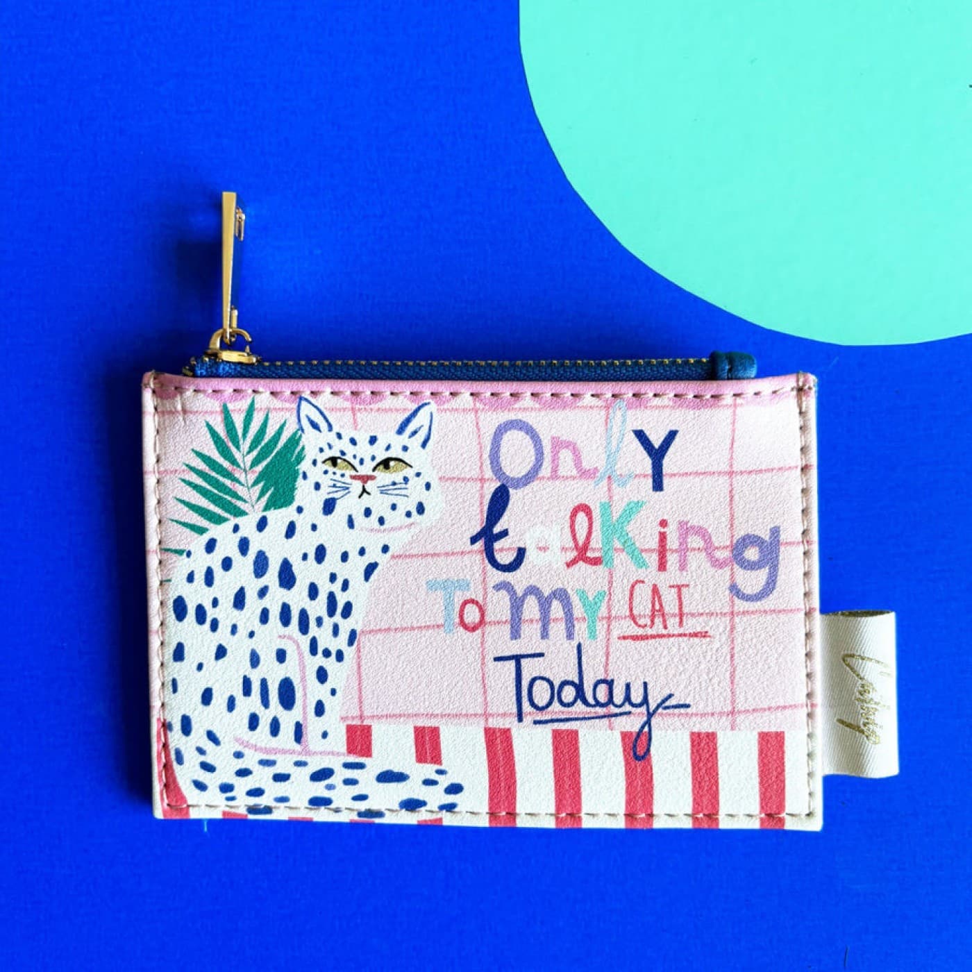Catnip 'Only Talking To My Cat' Zip Purse — Bags & purses from Toolittle