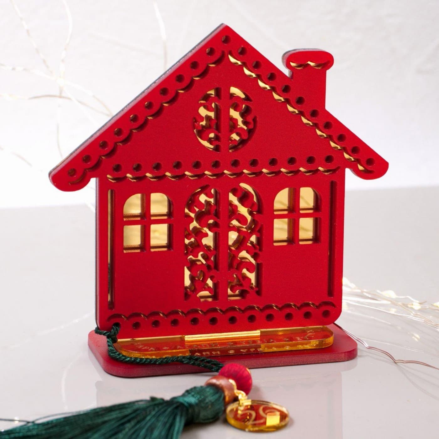 2026 Tabletop Lucky Charm – Plexiglass House — Pendants & charms from Toolittle