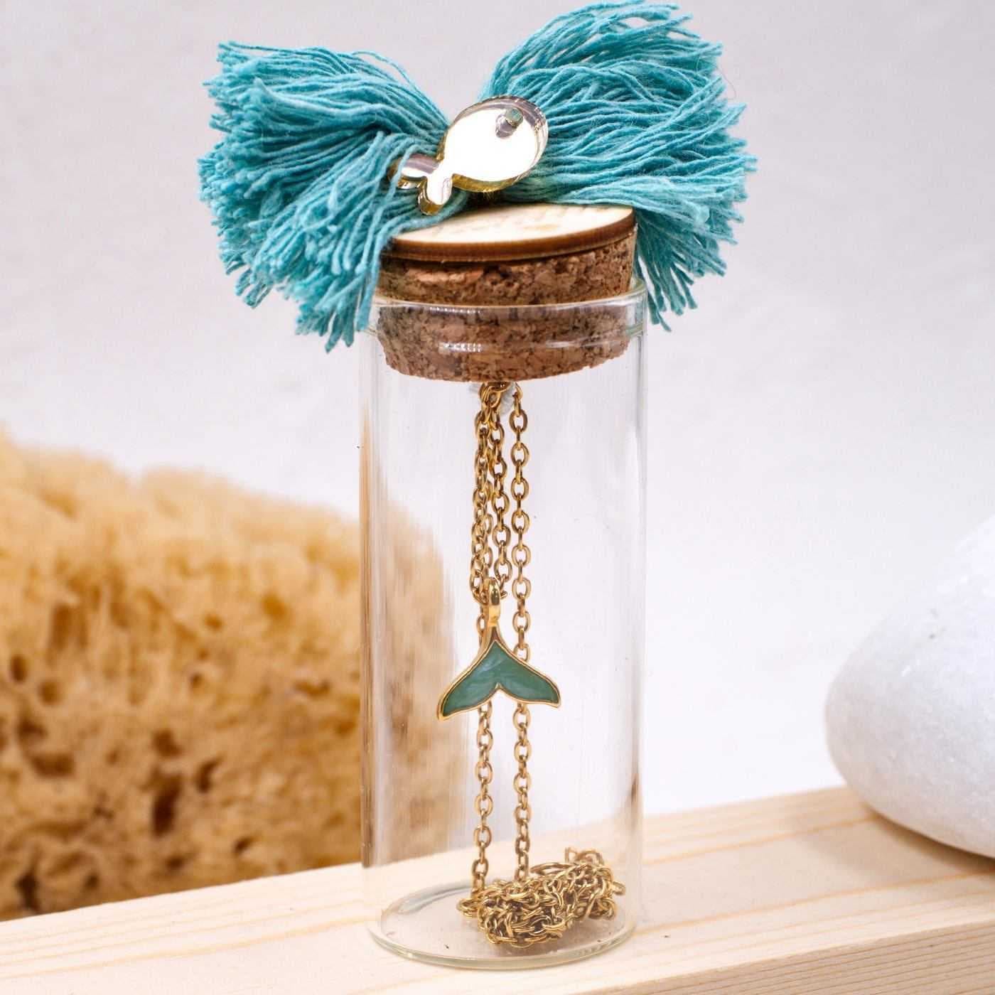 Fish Bottle gold-plated necklace — Necklaces from Toolittle