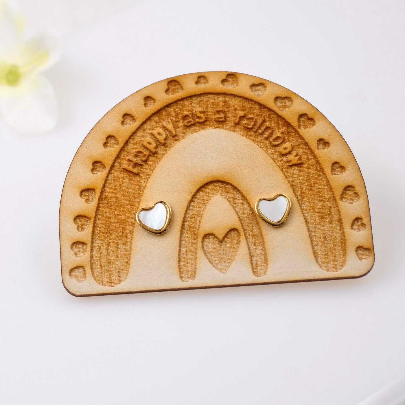 Kid's Heart Earrings — Earrings from Toolittle