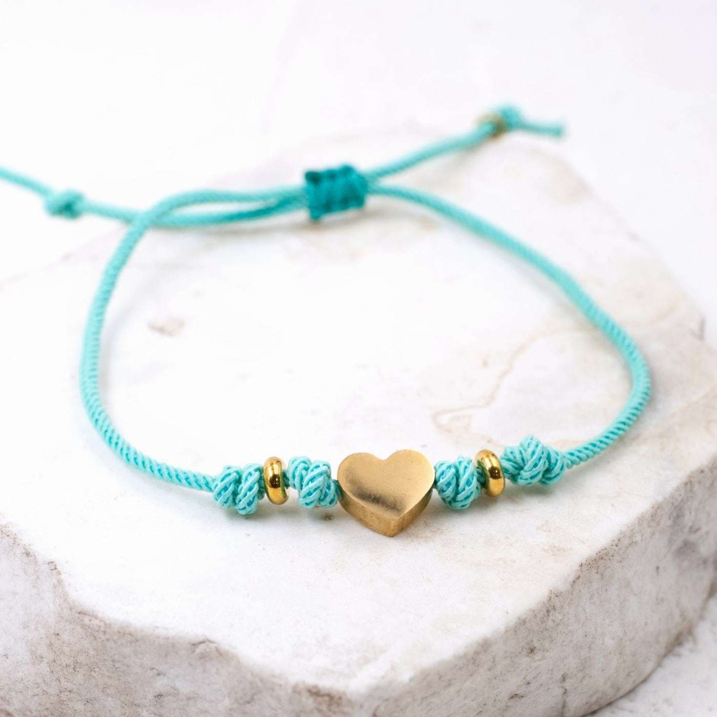 Heart Macrame Bracelet — Bracelets from Toolittle