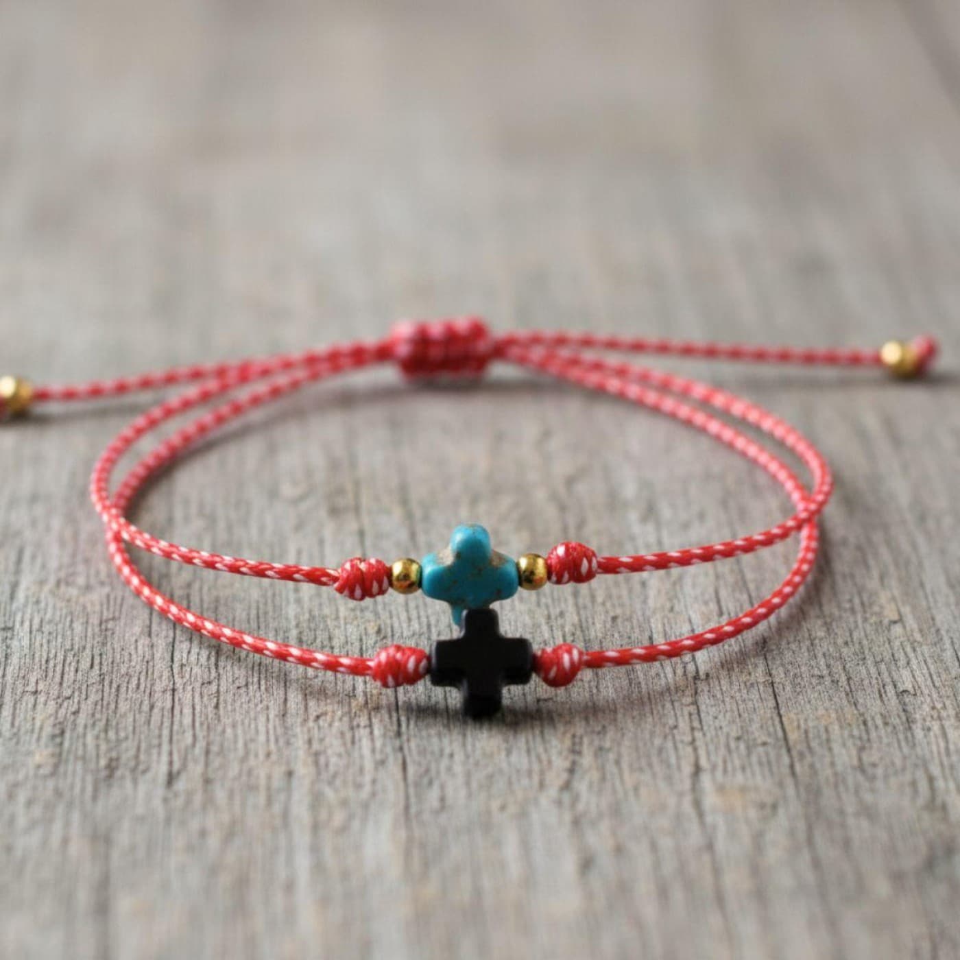 March Bracelet - Cross | Set for Couple — Bracelets from Toolittle
