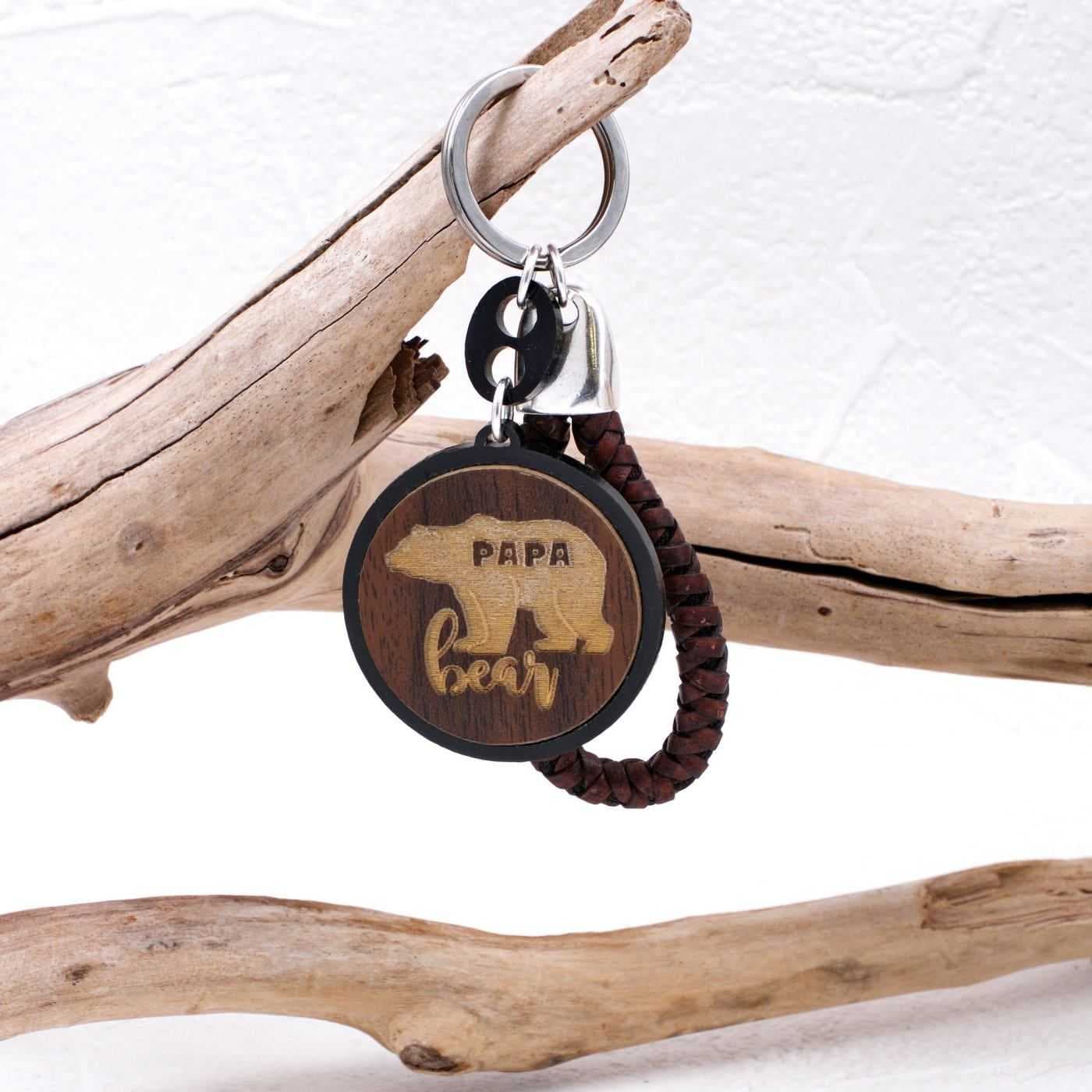 Papa Bear Men's Keychain — Pendants & charms from Toolittle