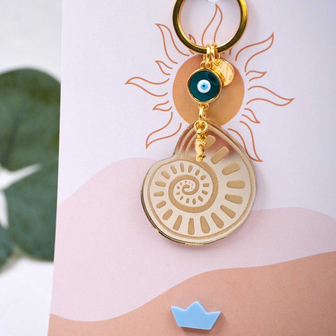Plexi Shell Summer Keychain — Pendants & charms from Toolittle