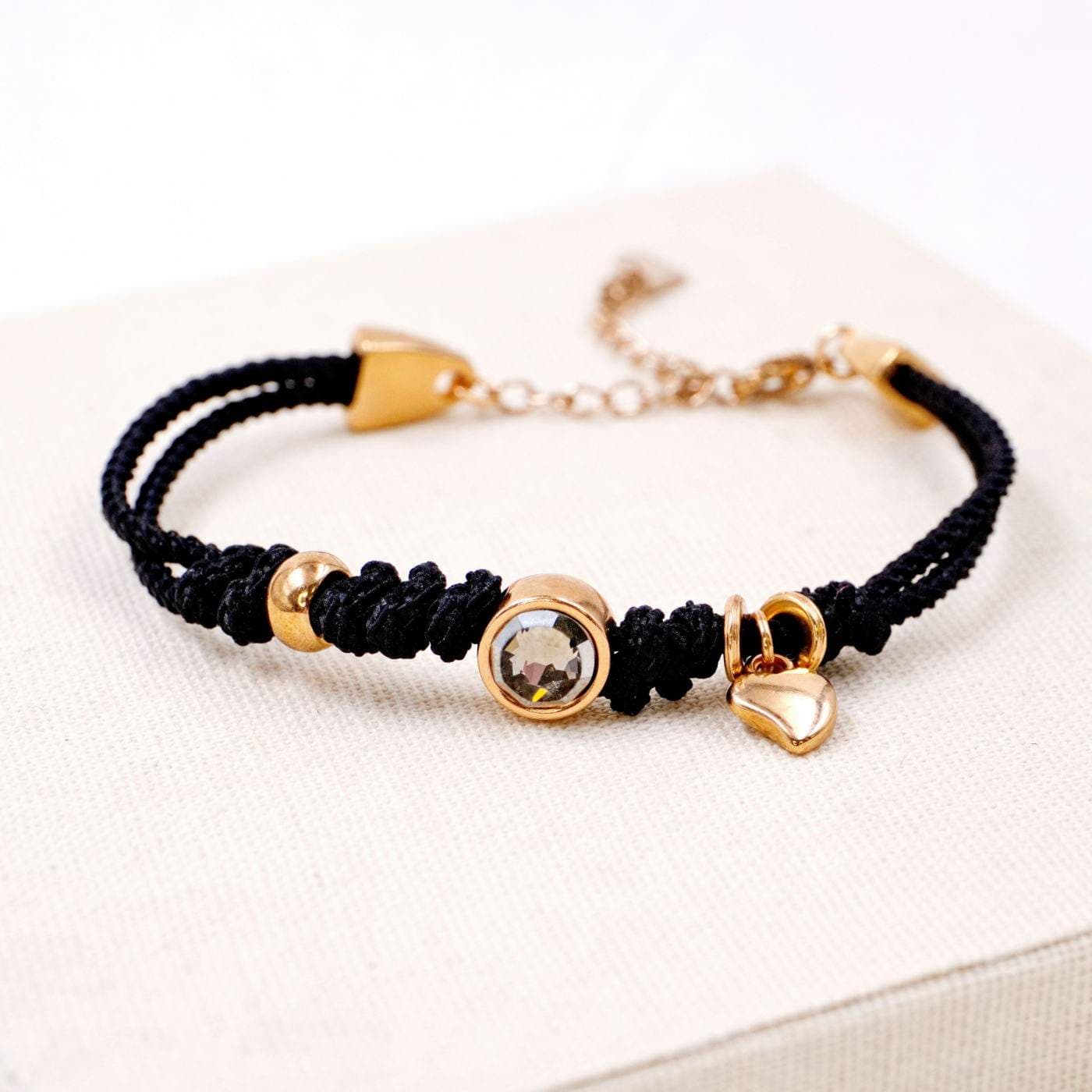 Cord Bracelet with Crystal — Bracelets from Toolittle