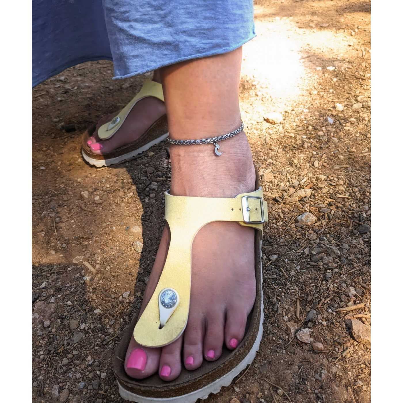Silver Staybright stainless steel Anklet — Anklets from Toolittle