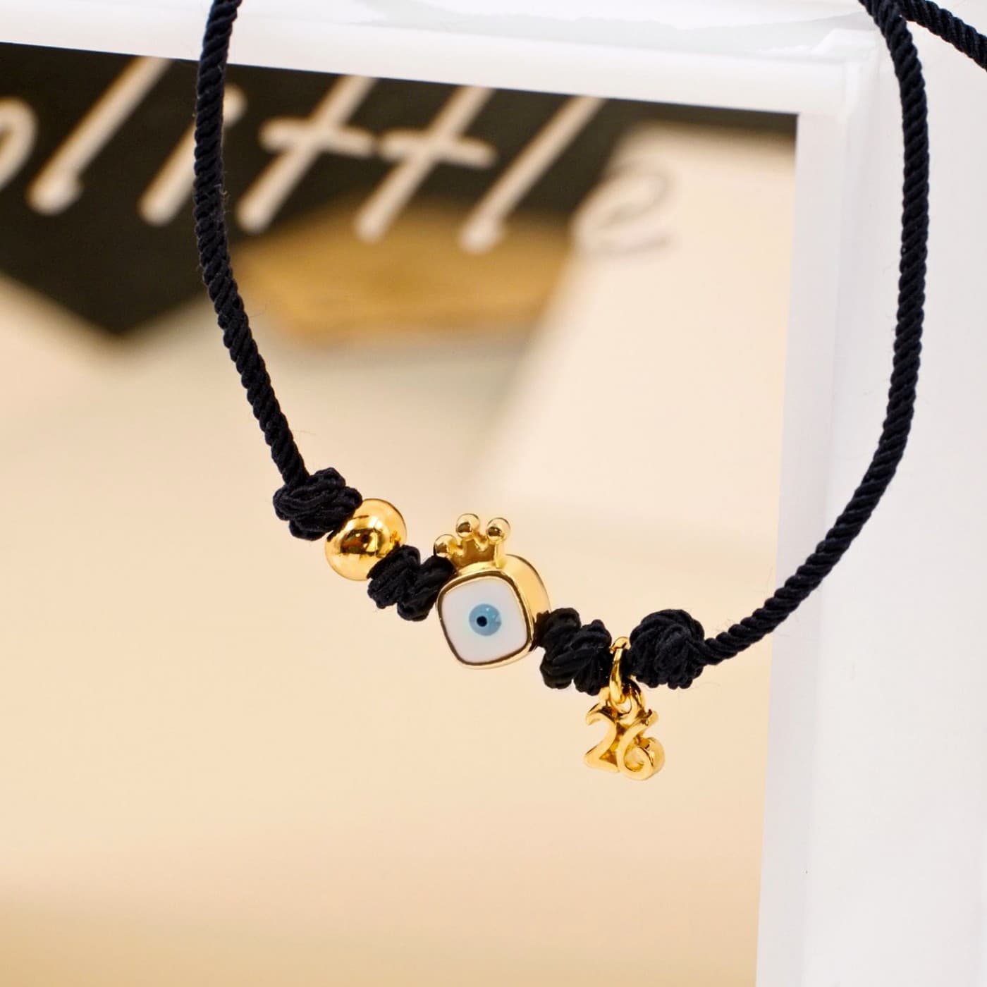 Macrame Lucky 2026 Bracelet - Evil Eye — Pendants & charms from Toolittle