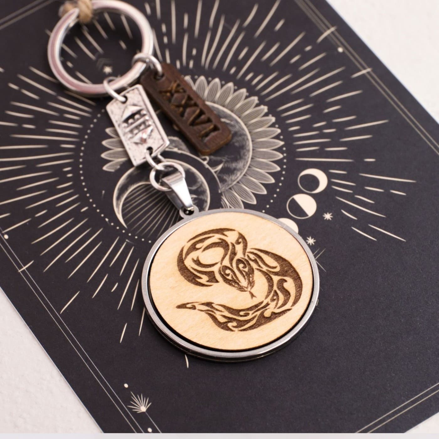 Men’s Lucky Keychain XXVI - "Snake" — Pendants & charms from Toolittle
