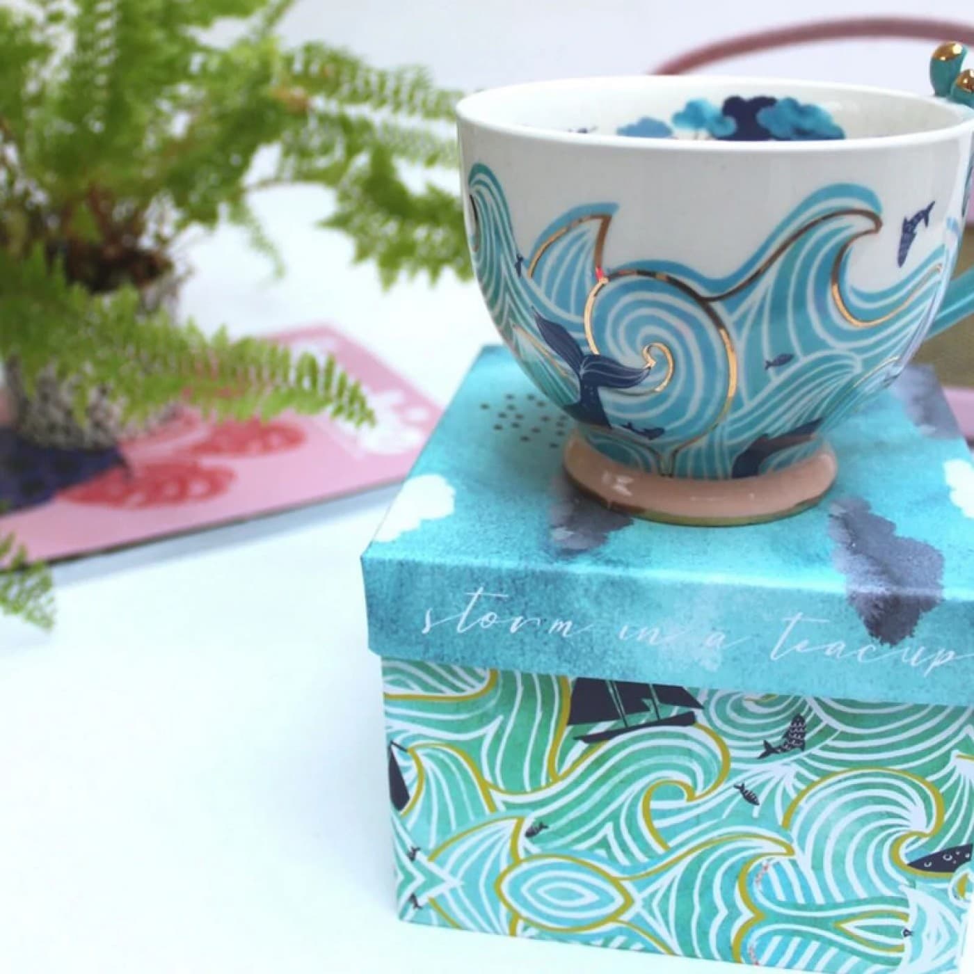 By The Sea Storm Tea Cup — Ceramics & pottery from Toolittle