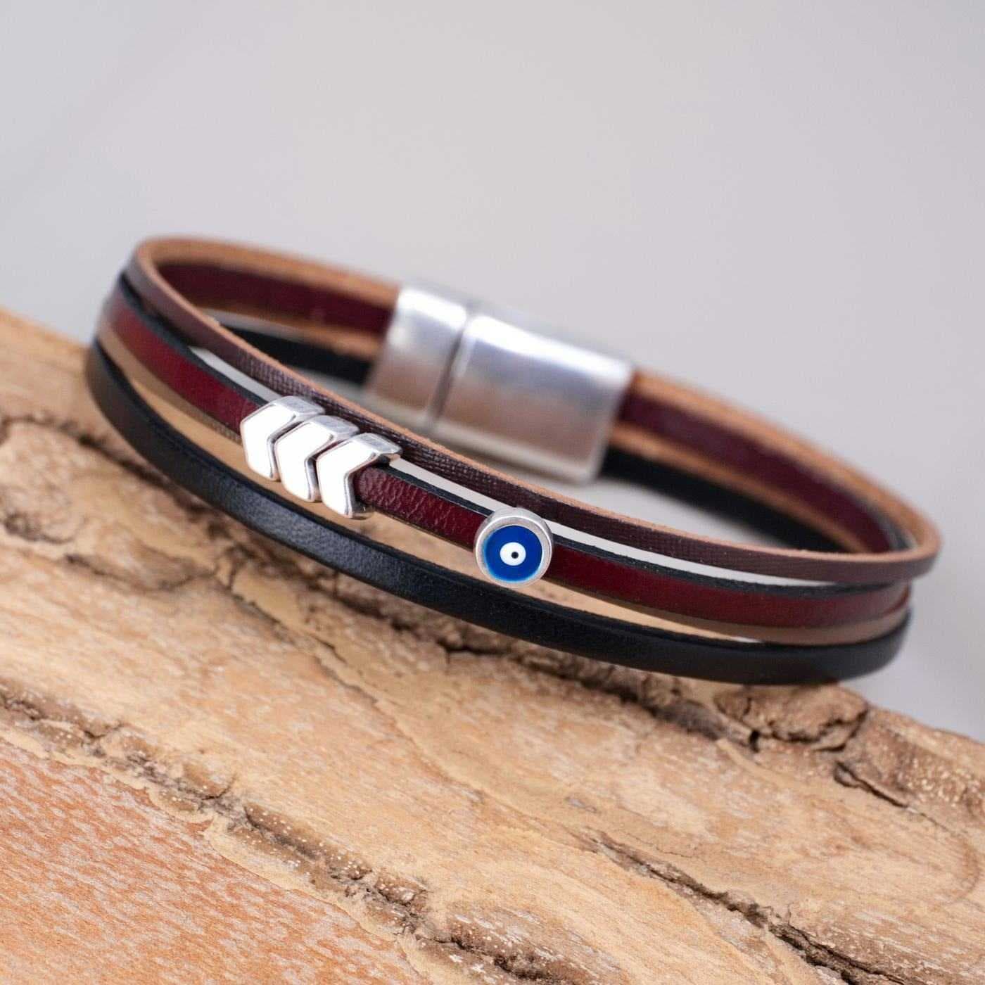 Direction Leather Men's Bracelet — Bracelets from Toolittle