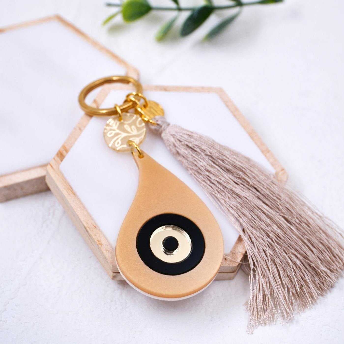 2026 Lucky Keychain with Evil Eye — Pendants & charms from Toolittle