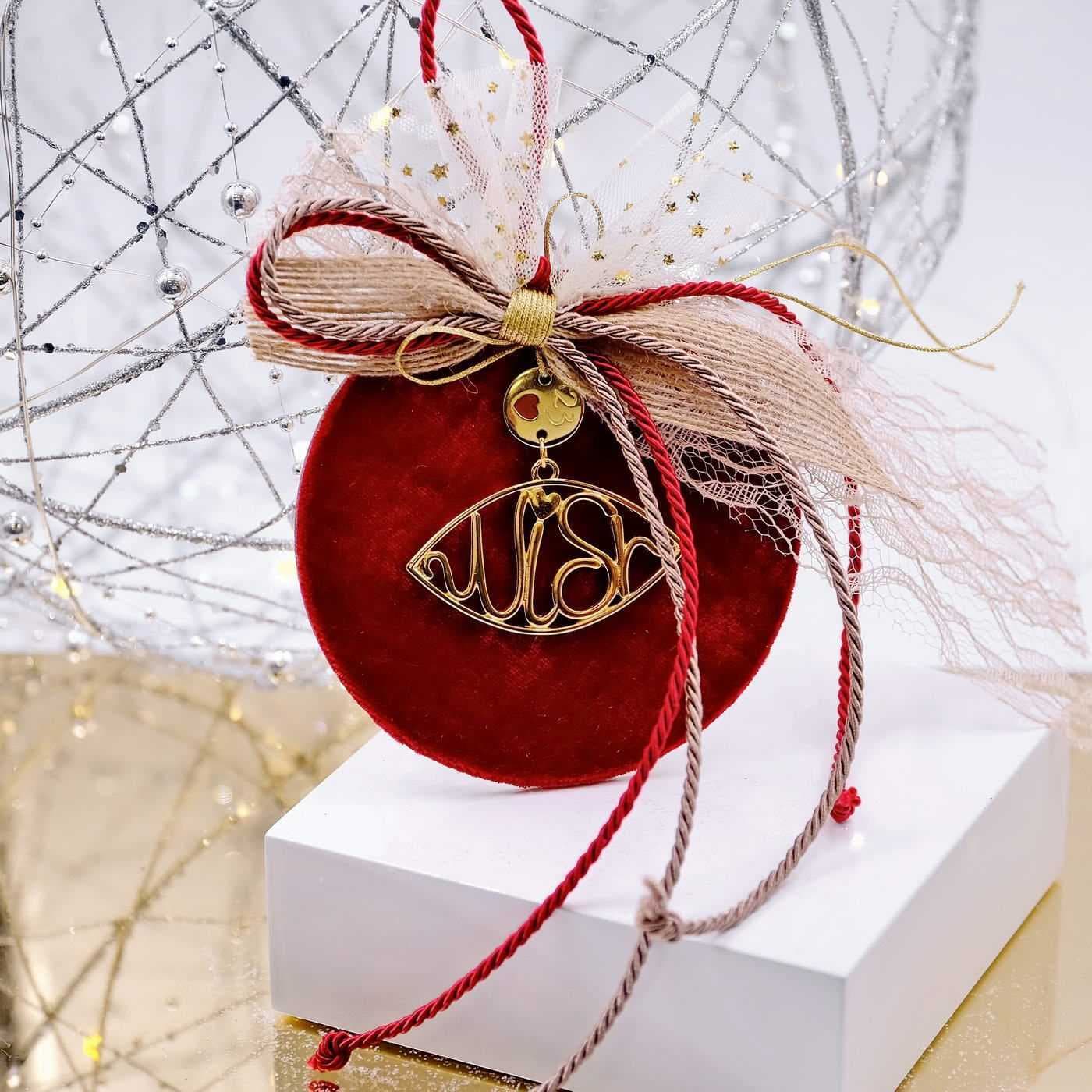 Christmas Lucky Charm with Evil Eye — Pendants & charms from Toolittle