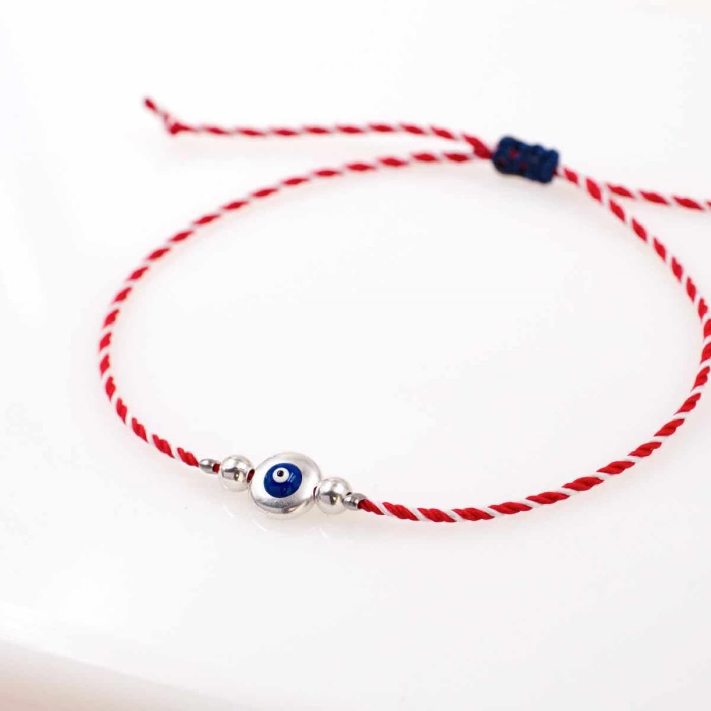 Unisex Martaki Bracelet with Evil Eye | Handmade — Bracelets from Toolittle