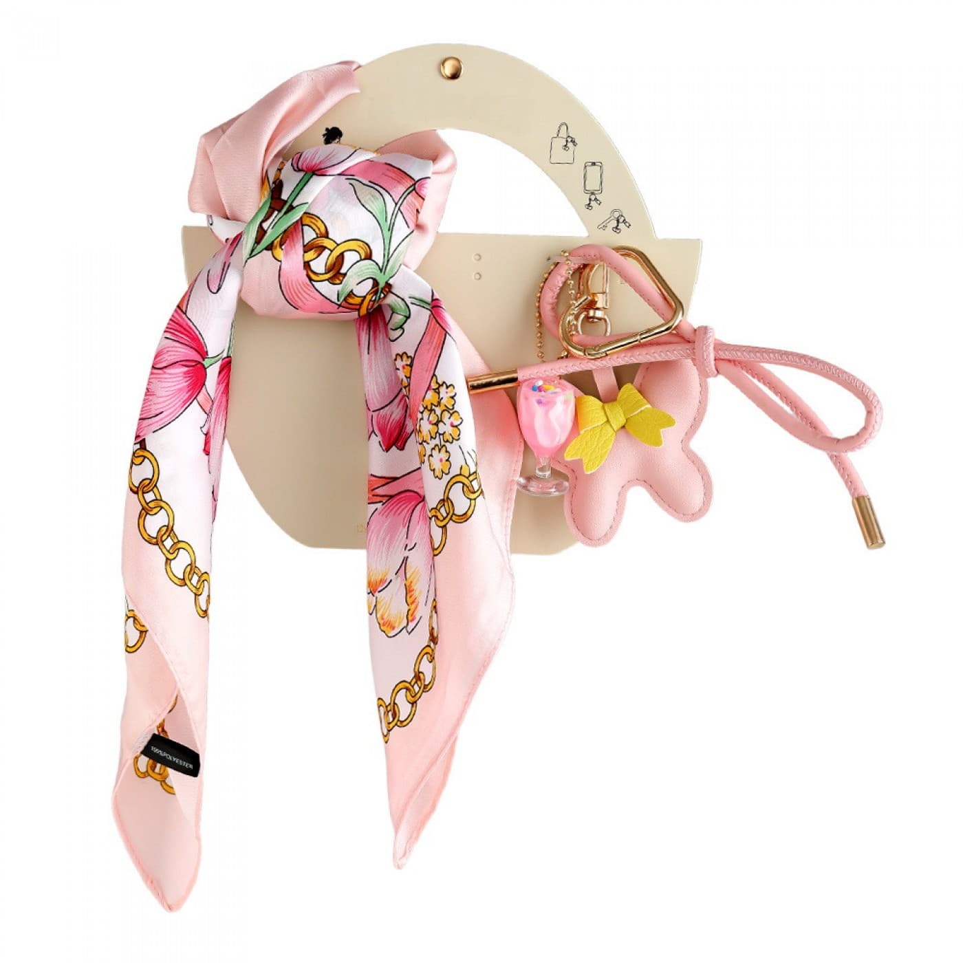 Bag Charm & Scarf — Scarves & wraps from Toolittle