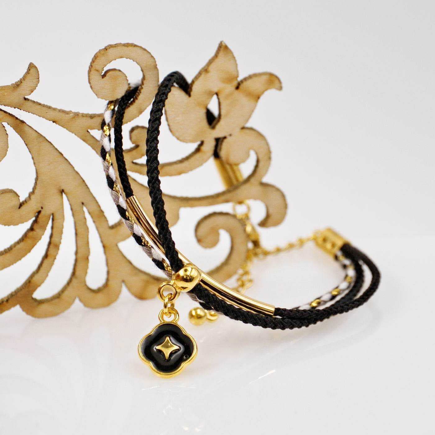 Glitter Bracelet made of Cords — Bracelets from Toolittle