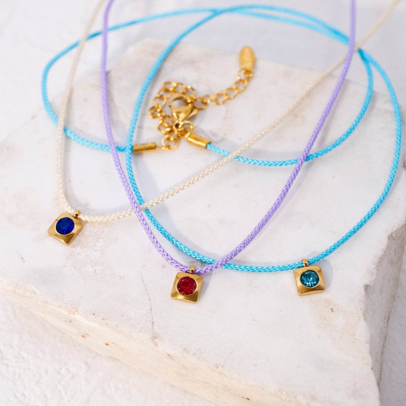 Short Necklace with Crystal — Necklaces from Toolittle