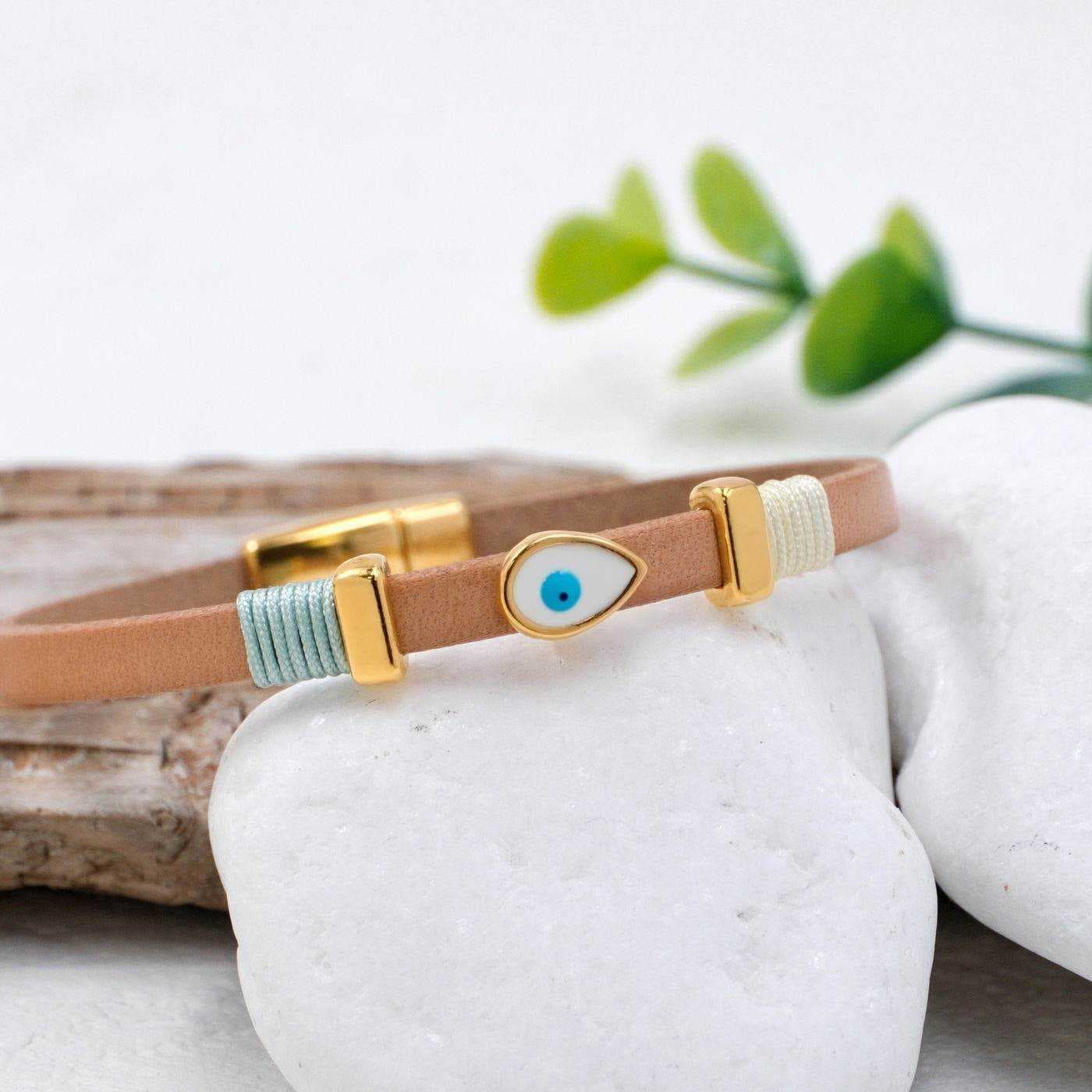 Eye Drop Leather Bracelet — Bracelets from Toolittle
