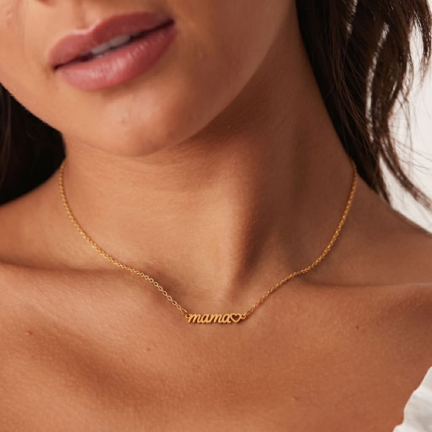 Mama Short Necklace | Stainless Steel — Necklaces from Toolittle