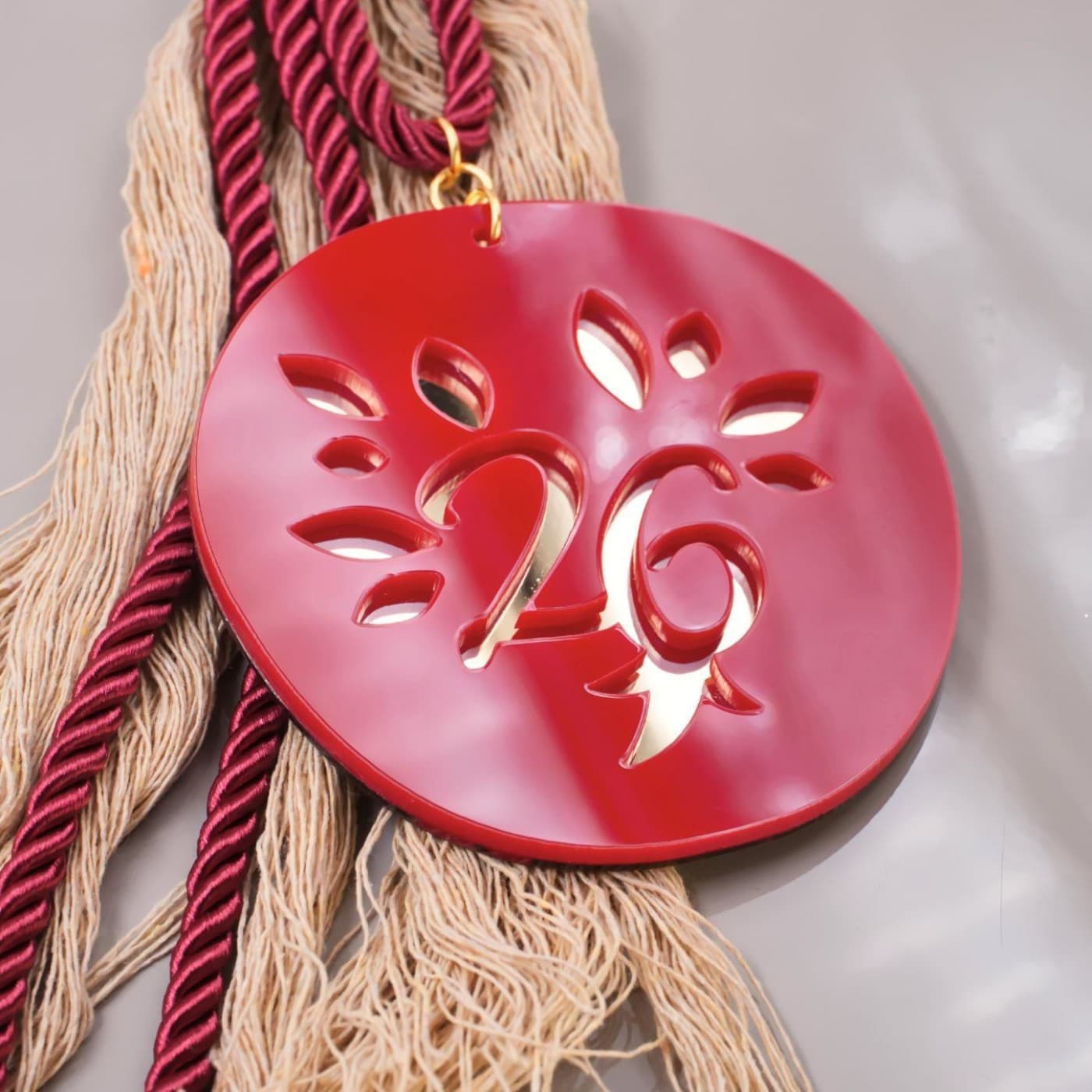 Handmade 2026 Lucky Charm with Abstract Tree of Life — Pendants & charms from Toolittle