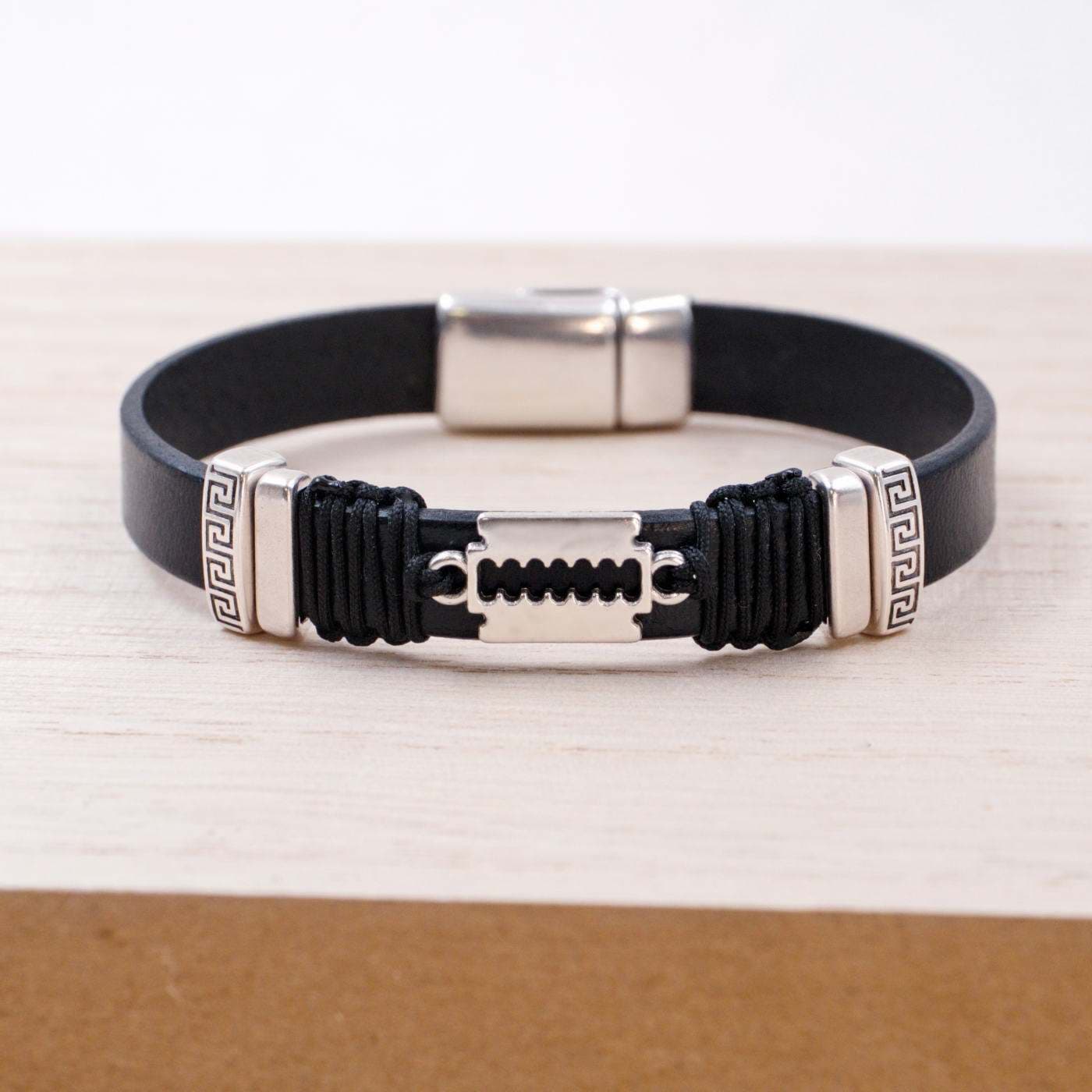 Razor Blade Men's Bracelet — Bracelets from Toolittle