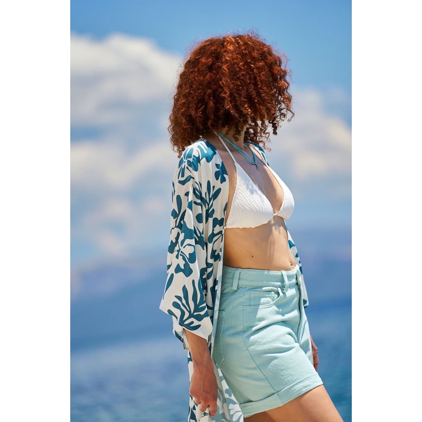 KOKKOSAMMOU Maxi caftan-kimono Amorgos — Dresses from Toolittle