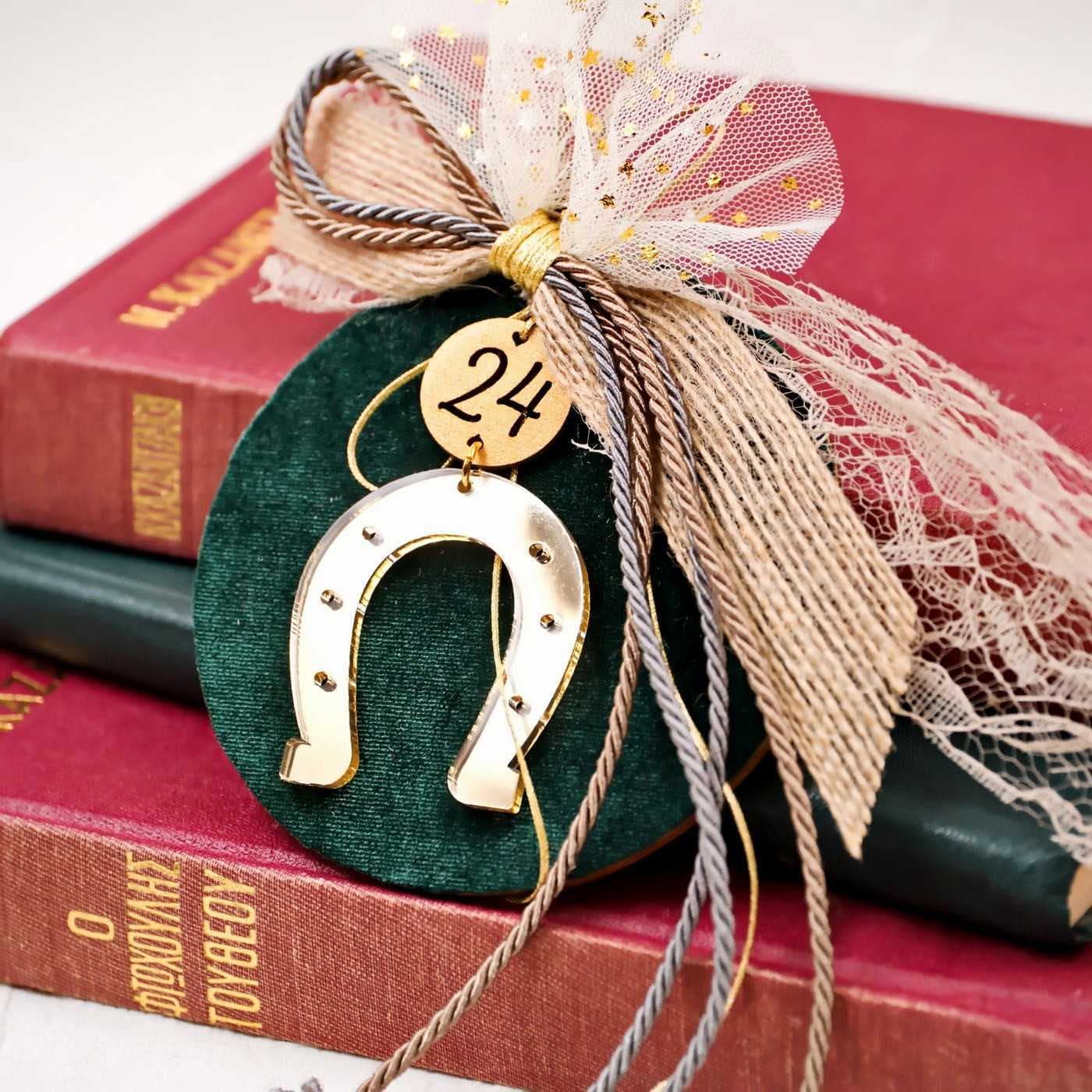 2026 Christmas Lucky Charm with Horseshoe — Pendants & charms from Toolittle