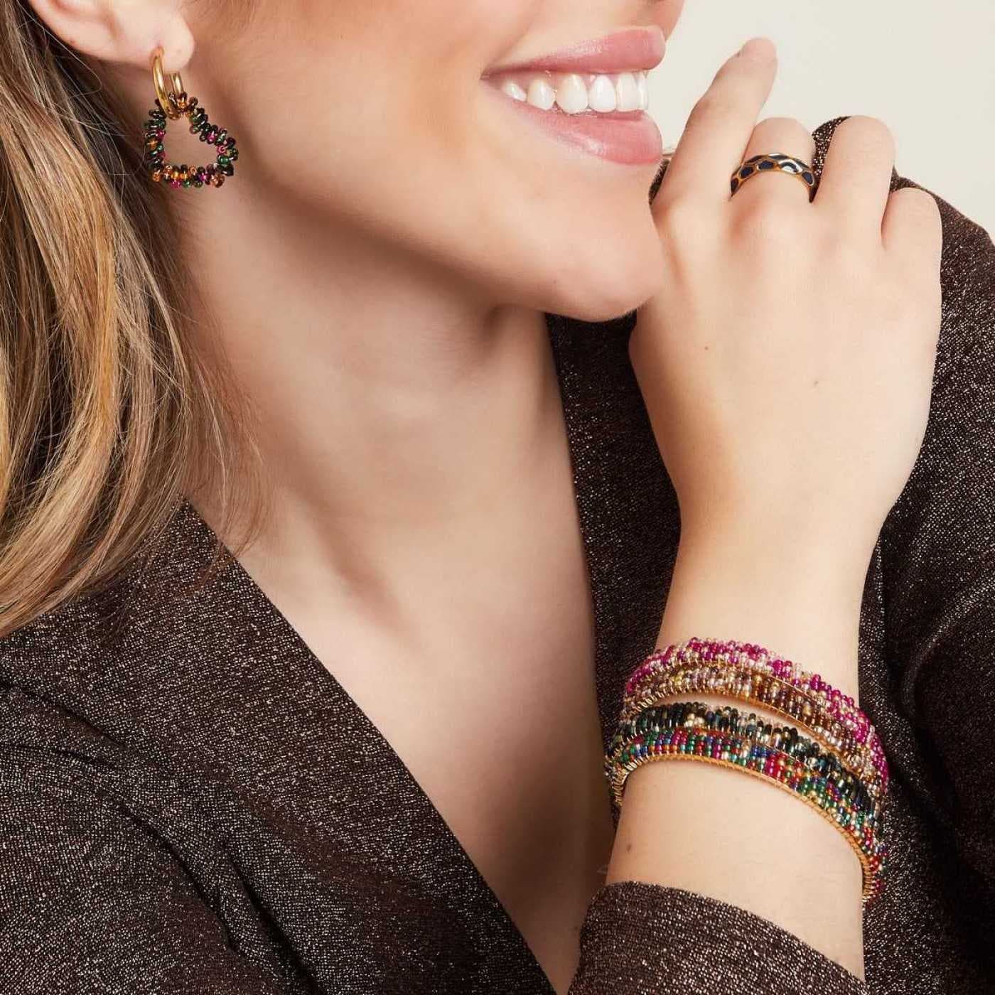 Bangle Colorful beads — Bracelets from Toolittle