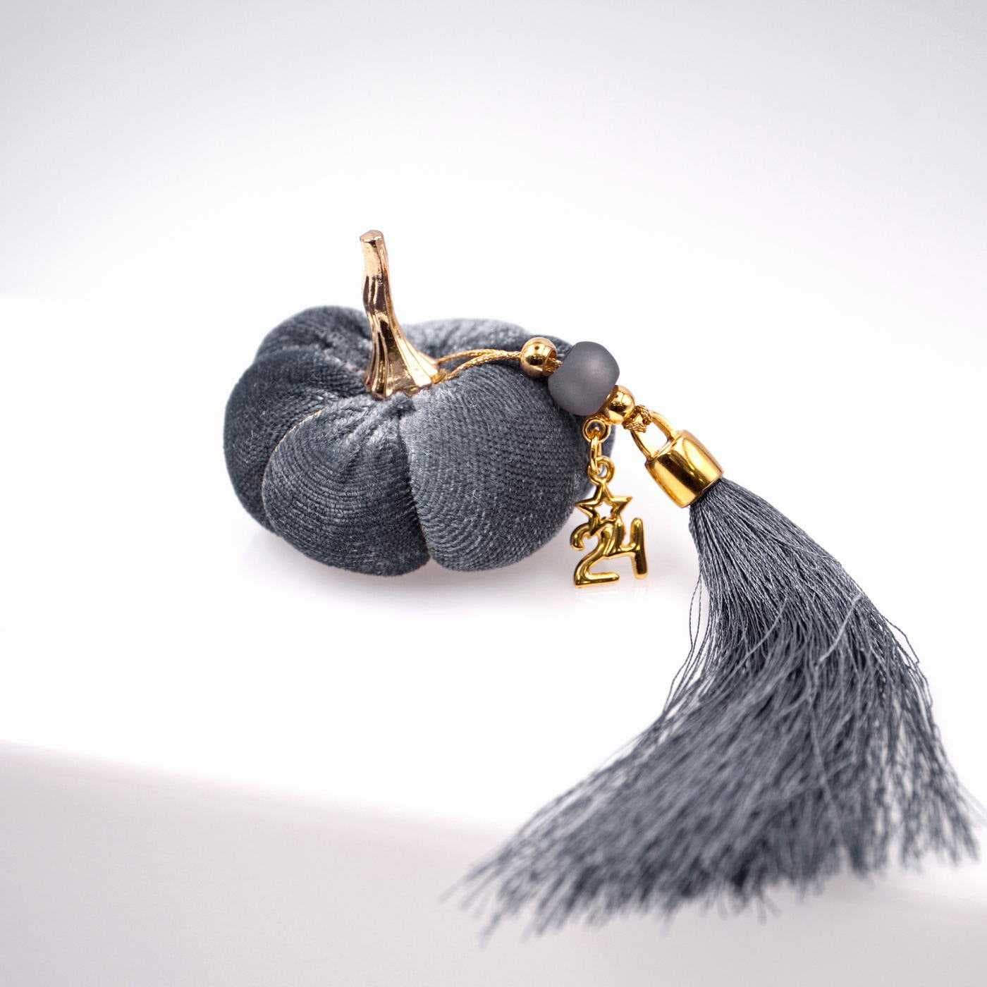Soft Velvet Lucky Charm Pumpkin — Pendants & charms from Toolittle