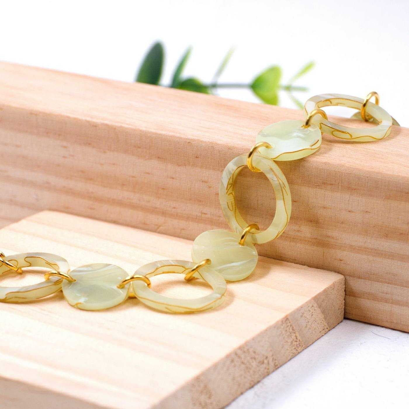 Plexi Circles chain bracelet — Bracelets from Toolittle