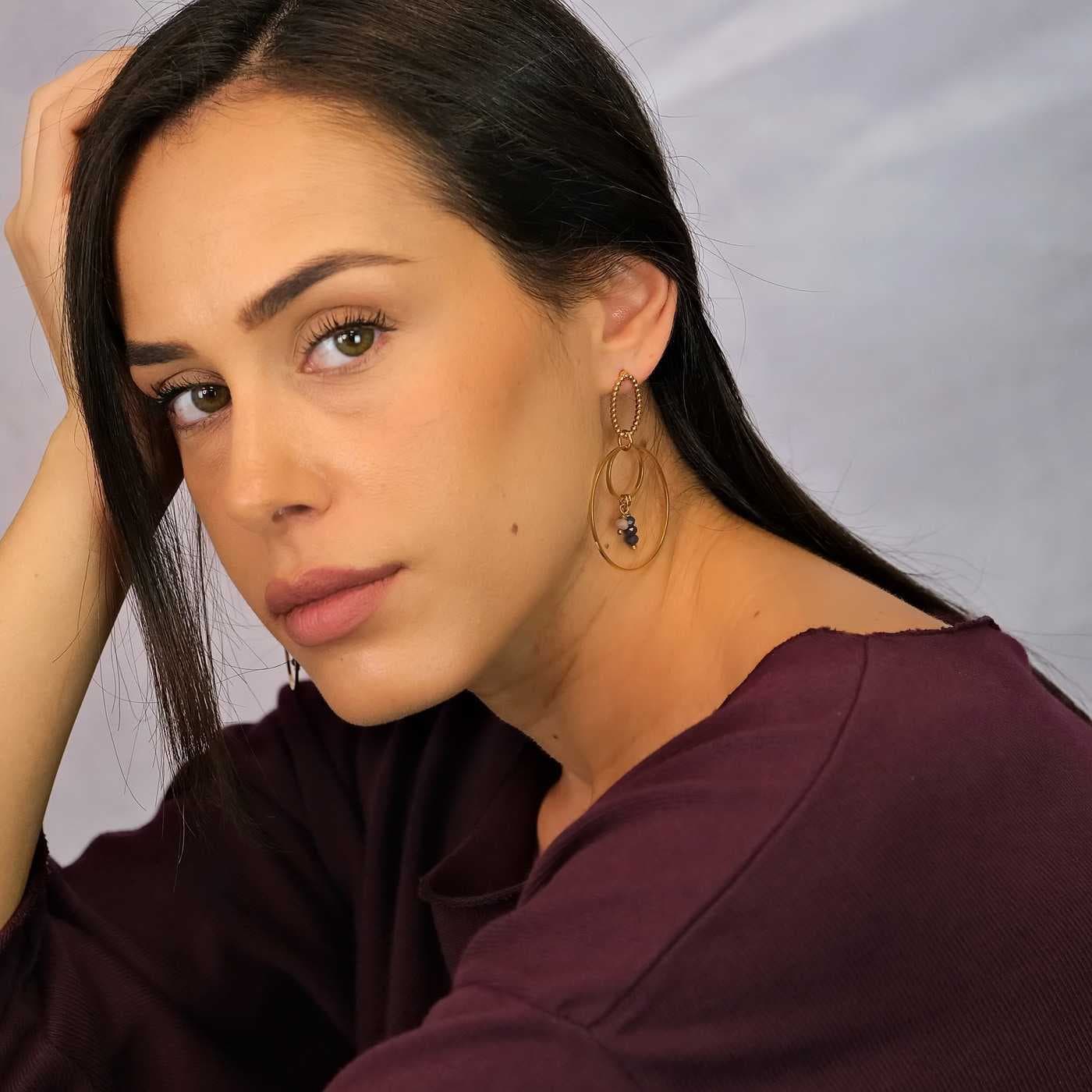 Double hoop earrings — Earrings from Toolittle